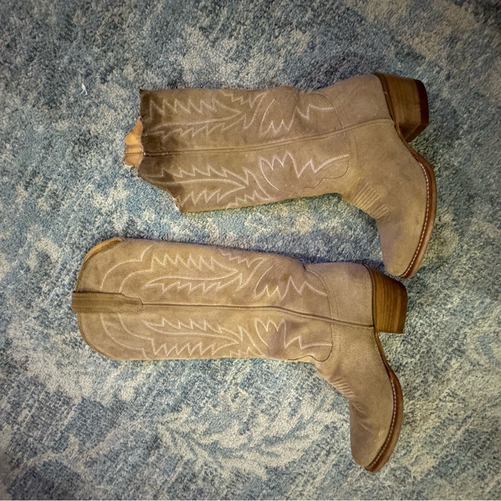 Tecovas Light Brown Leather Boots